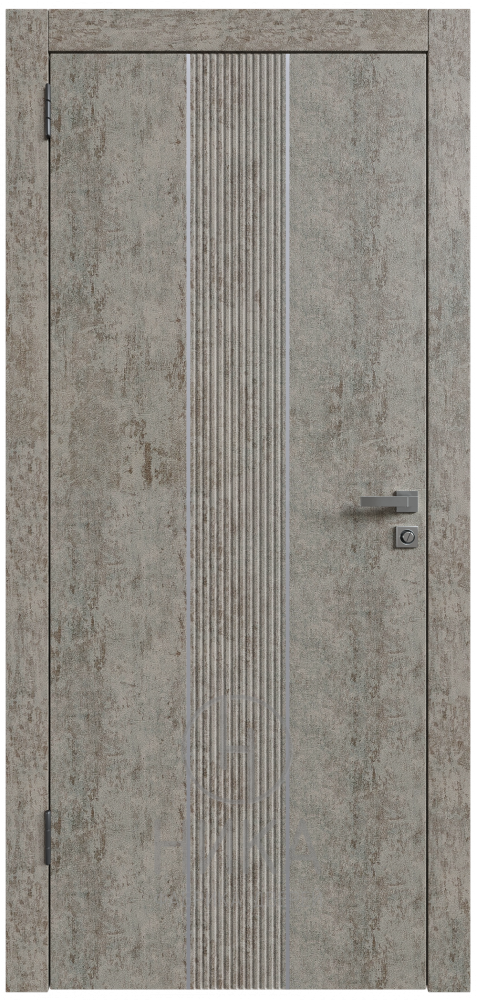 бетон чикаго бежевый,алюминиевый молдинг серый