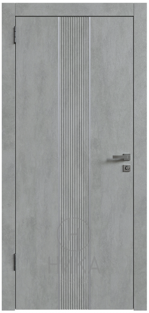 бетон серый,алюминиевый молдинг серый