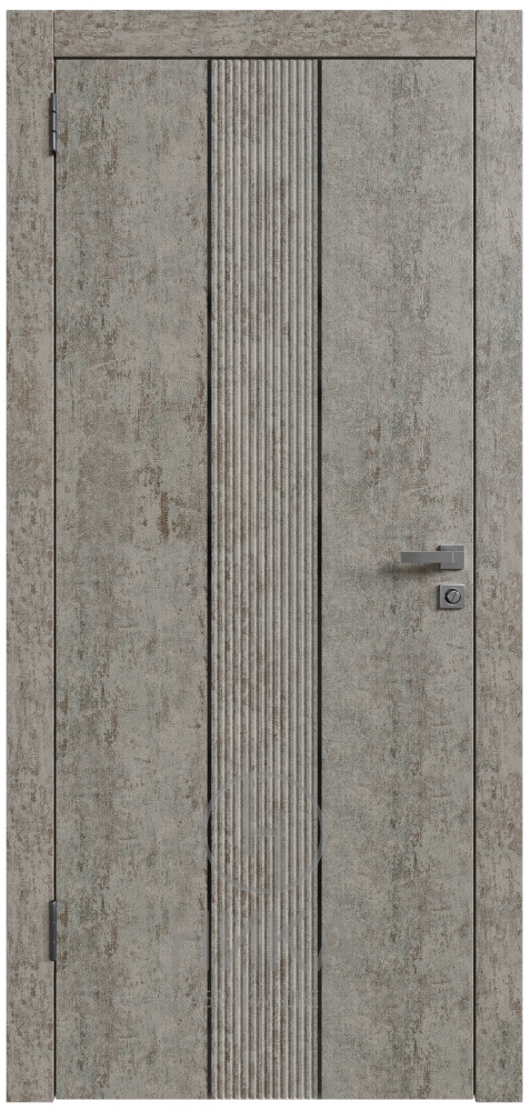 бетон чикаго бежевый,алюминиевый молдинг черный