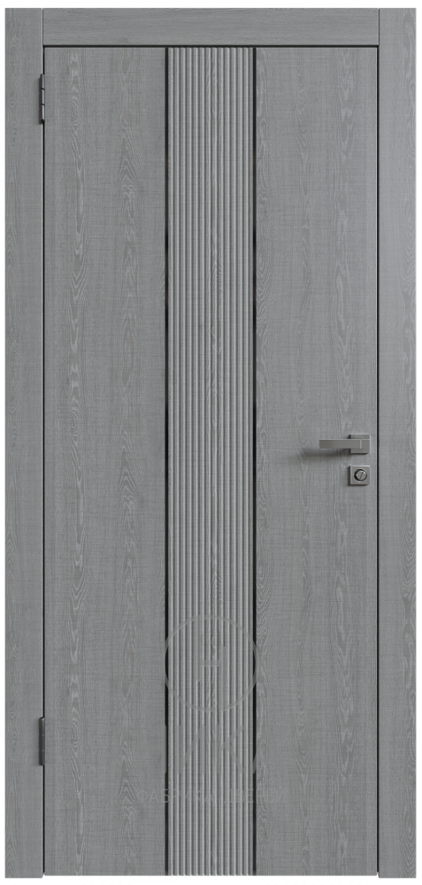 дуб каньон,алюминиевый молдинг черный