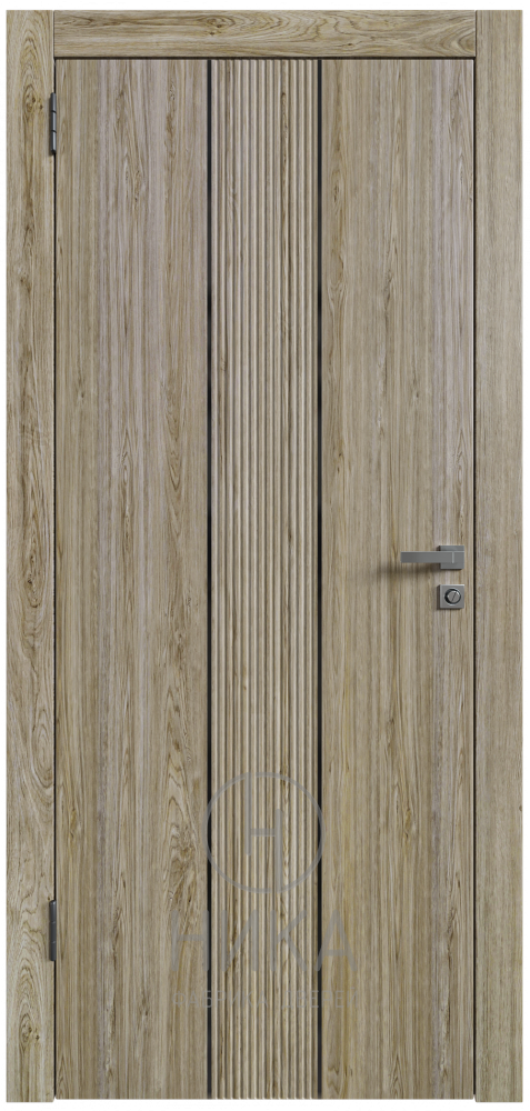 дуб мелфорд,алюминиевый молдинг черный